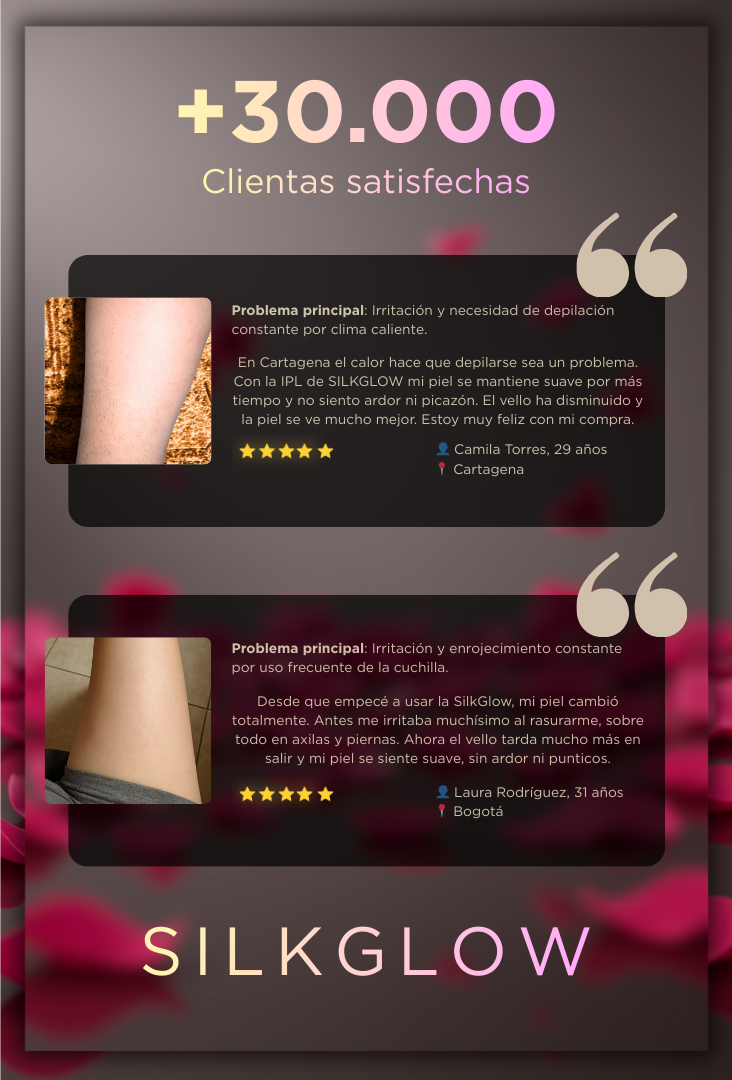 Depiladora Láser SILKGLOW IPL PRO