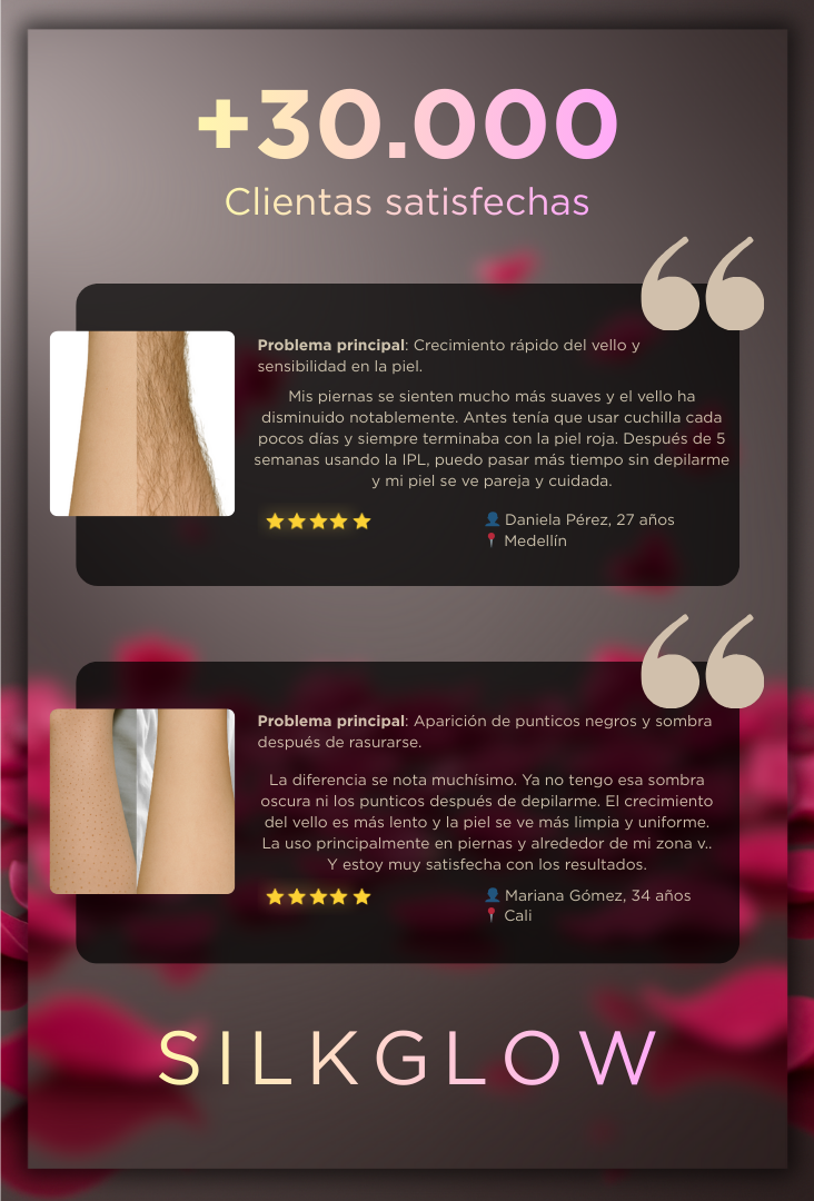 Depiladora Láser SILKGLOW IPL PRO